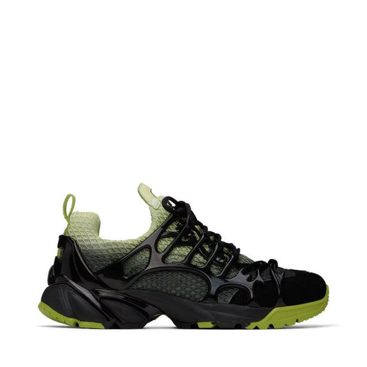 44 LABEL GROUP Black & Green Symbiont Sneakers
