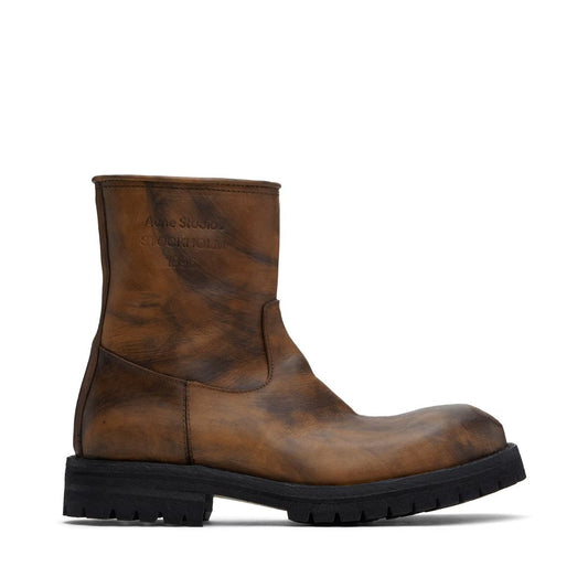 ACNE STUDIOS Brown Leather Boots