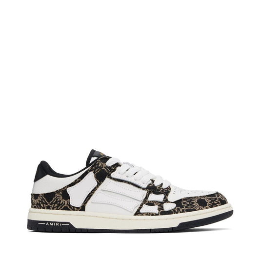 AMIRI Black & White MA Quad Skel Top Low Sneakers