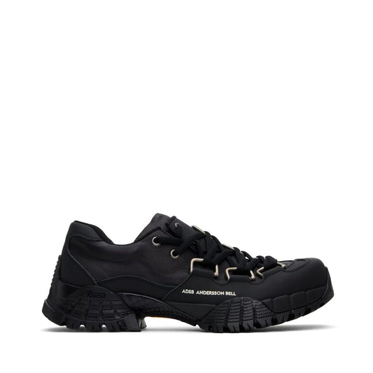 ANDERSSON BELL Black Trainer Diagonale Sneakers