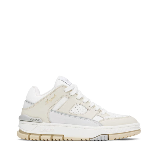 AXEL ARIGATO White & Beige Area Lo Sneakers