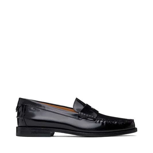 BALLY Black Charlex Loafers