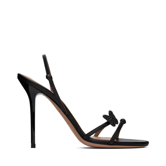 BLUMARINE Black Aura Heeled Sandals
