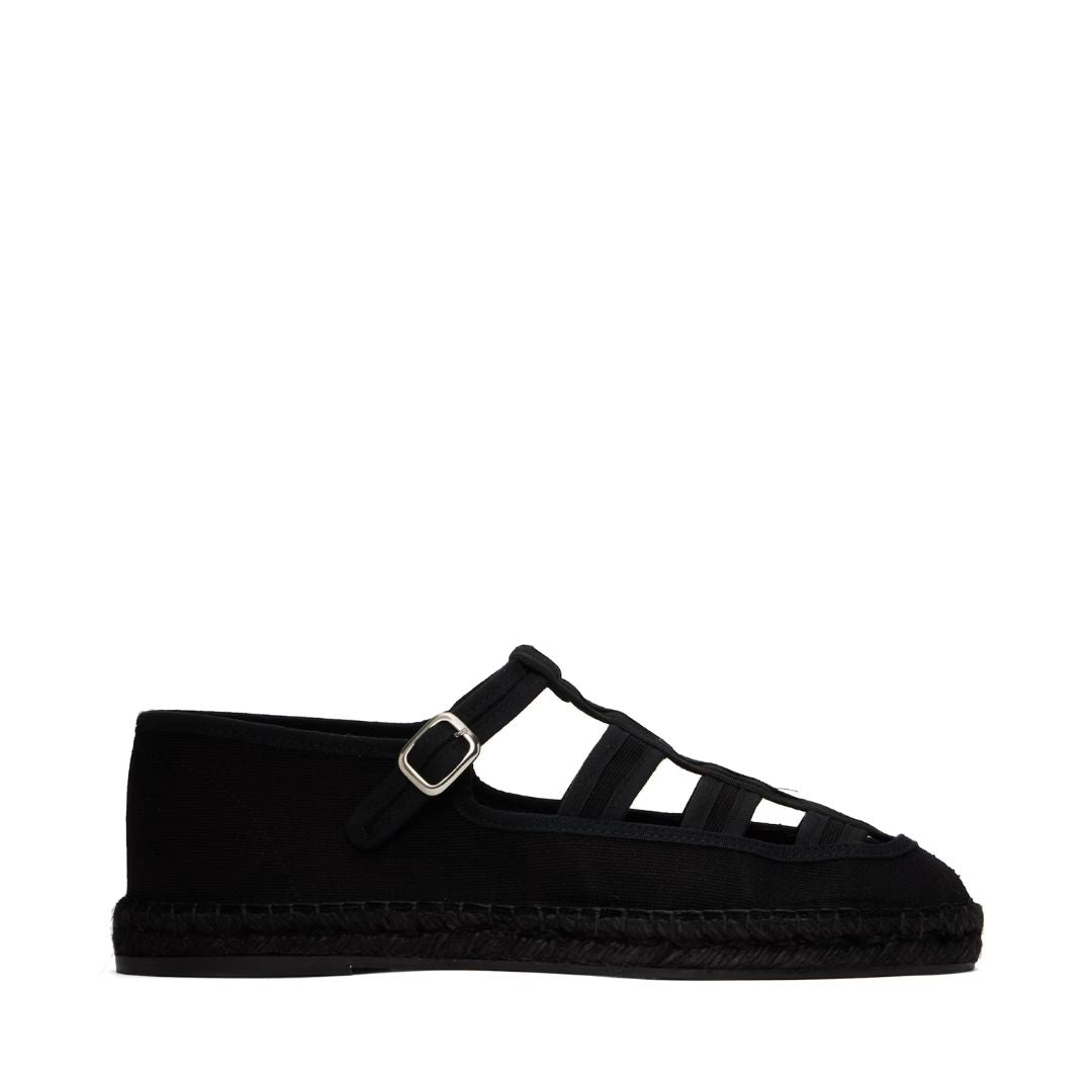 BODE Black Peggy Espadrilles