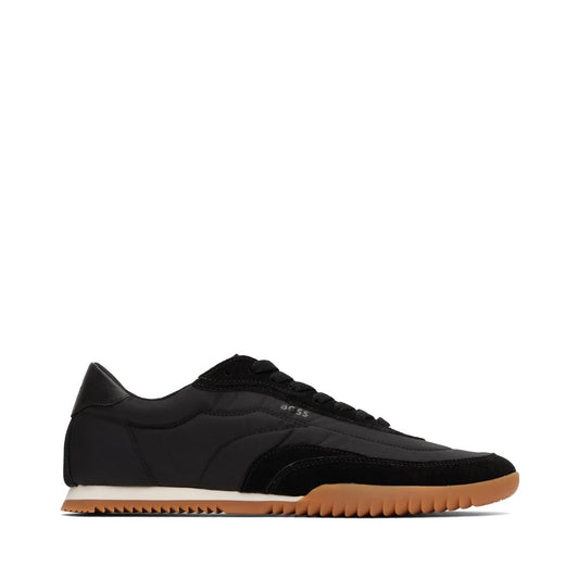 BOSS Black Quilted Sneakers