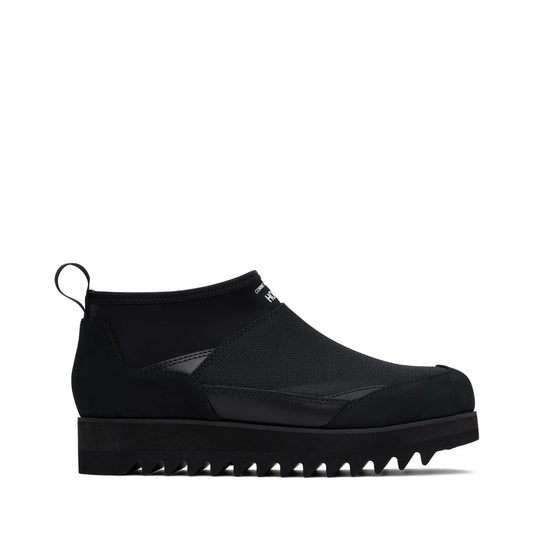 COMME DES GARÇONS HOMME Black Cordura Nylon Diamond Rip Chelsea Boots