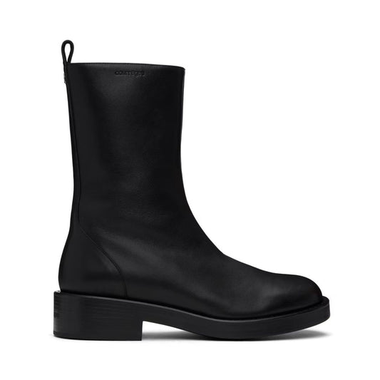 COURRÈGES Black Rider Leather Boots