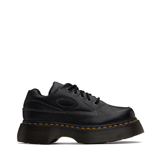 DR. MARTENS Black Buzz 5-Eye Milled Nappa Leather Derbys
