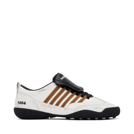 DSQUARED2 White Dsquared2 Soccer Sneakers
