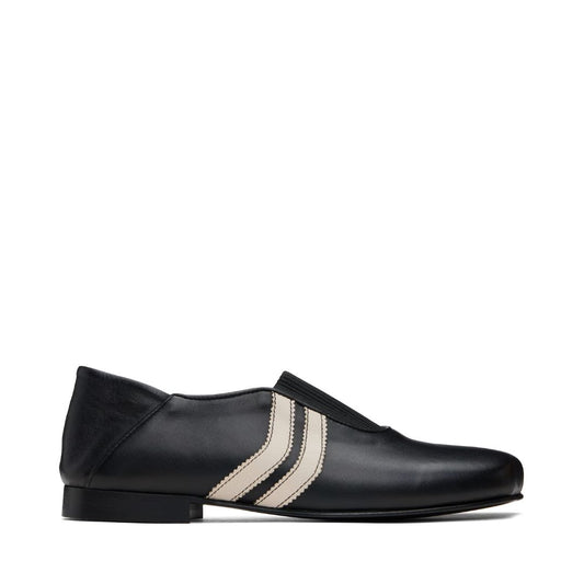 EGONLAB Black Ballerina 2 Straps Loafers