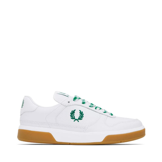 FRED PERRY White & Green B300 Sneakers