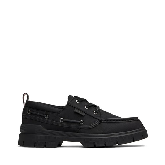 HUGO Black Canvas Boat Derbys