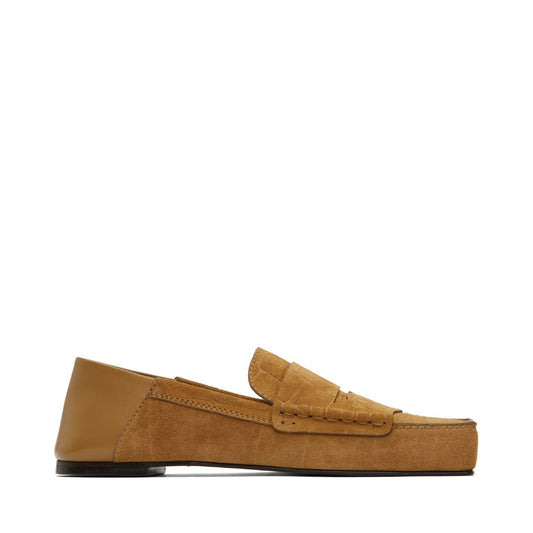 JACQUEMUS Tan La Croisière The Carré Loafers