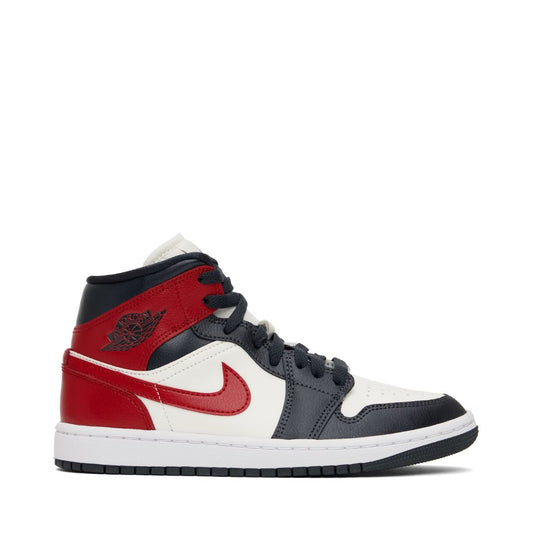 JORDAN Black & Red Air Jordan 1 Mid Sneakers