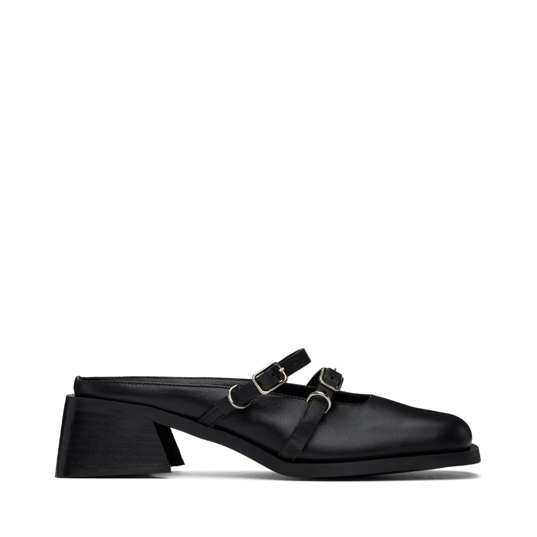 JUSTINE CLENQUET Black Andie Mules
