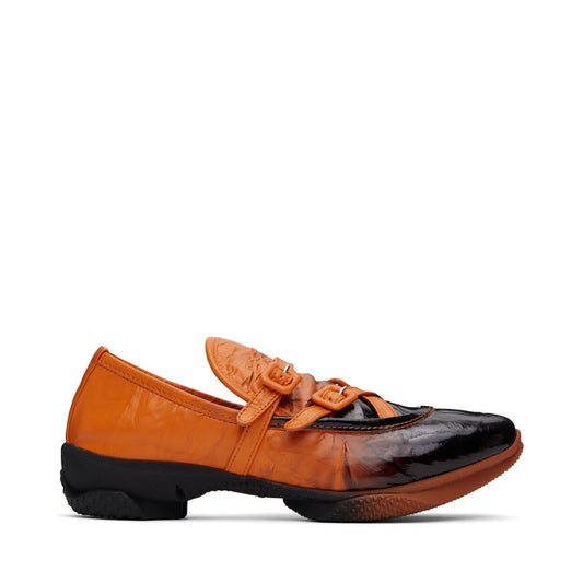 KIKO KOSTADINOV Orange & Black Sonia Buckled Loafers