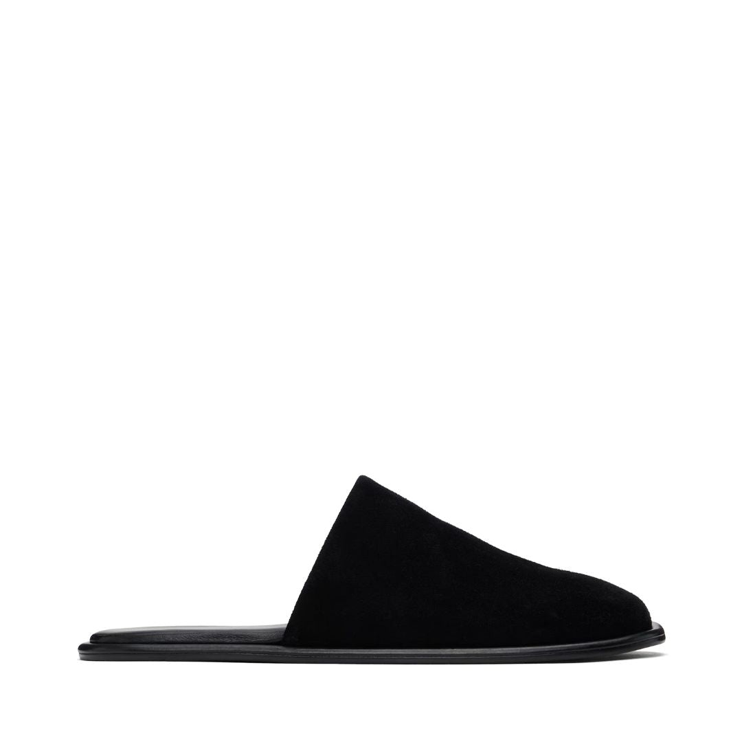 LA COLLECTION Black Cameron Slippers