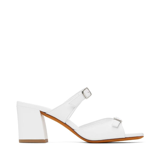 MARYAM NASSIR ZADEH White Una Heeled Sandals