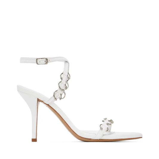 MIAOU White GIABORGHINI Edition Reno Heeled Sandals