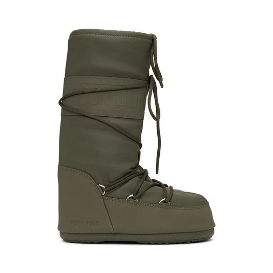 MOON BOOT Khaki Icon Rubber Boots