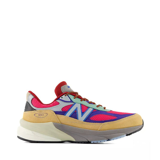 NEW BALANCE Hi-pink & Royal Blue Action Bronson x New Balance Made in USA 990v6 Sneakers