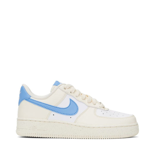 NIKE Off-White & Blue Air Force 1 '07 Next Nature Sneakers