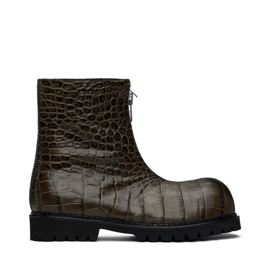 NO IDEA Khaki Big Foot 2 Zip 2 Layer Boots