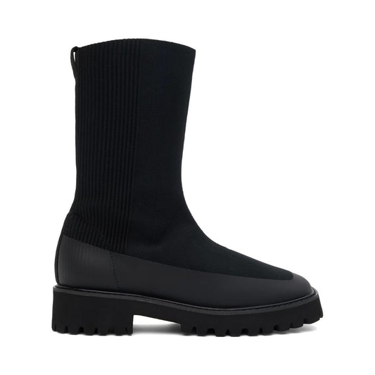 PLEATS PLEASE ISSEY MIYAKE Black Easy Knit Boots
