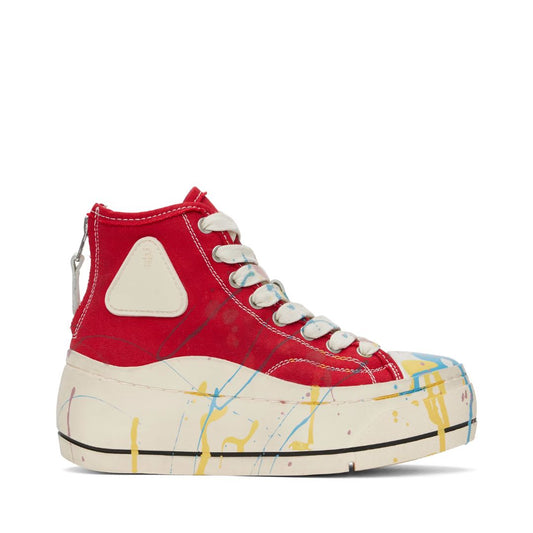 R13 Red Kurt High Top Sneakers