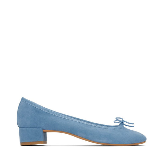 REPETTO Blue Camille Rubber Sole Heels