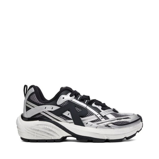 REPRESENT Black & Silver Storm Runner Sneakers