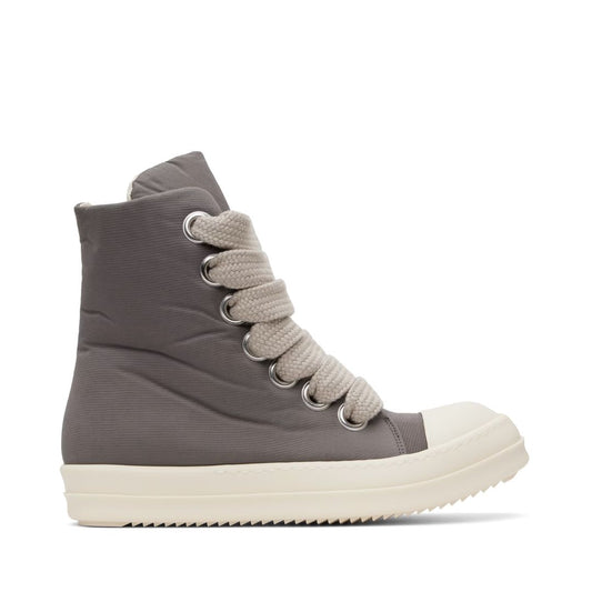 RICK OWENS DRKSHDW Gray Hollywood Jumbo Lace Puffer Sneakers