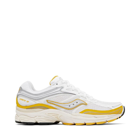 SAUCONY White & Yellow ProGrid Omni 9 TMY Sneakers