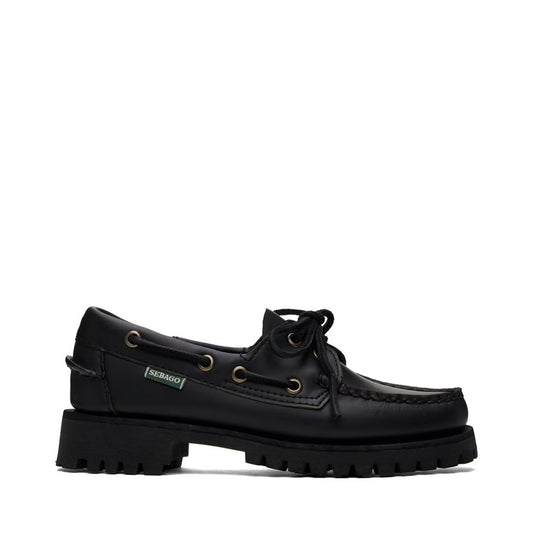 SEBAGO Black Ranger Moc Soft Loafers