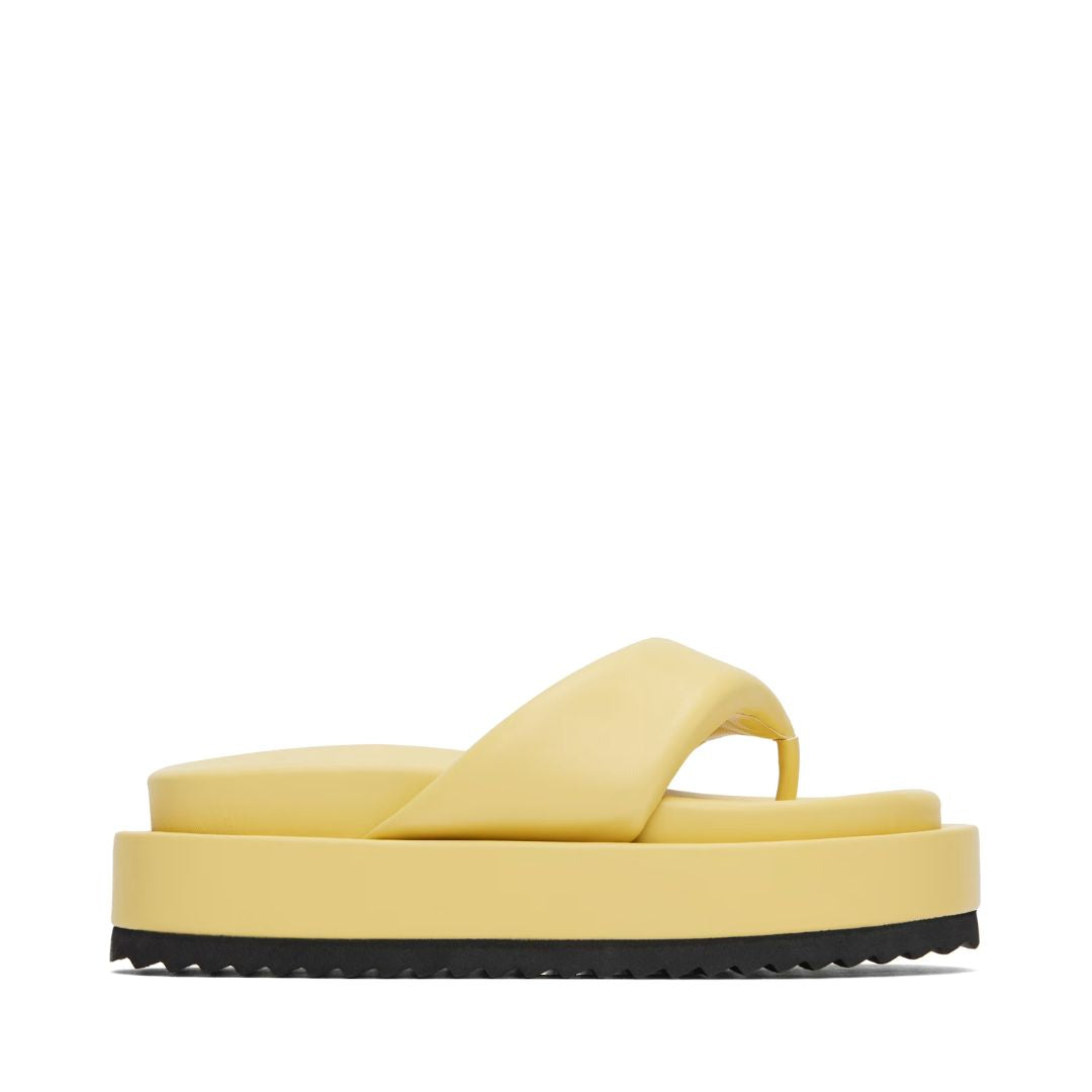 STAND STUDIO Yellow Eden Platform Flip-Flops