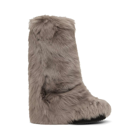 THE ATTICO Taupe Robin Combat Boots