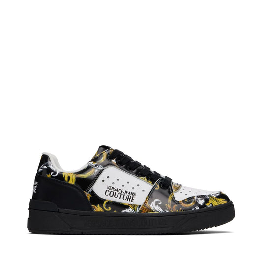 VERSACE JEANS COUTURE White & Black Starlight Sneakers