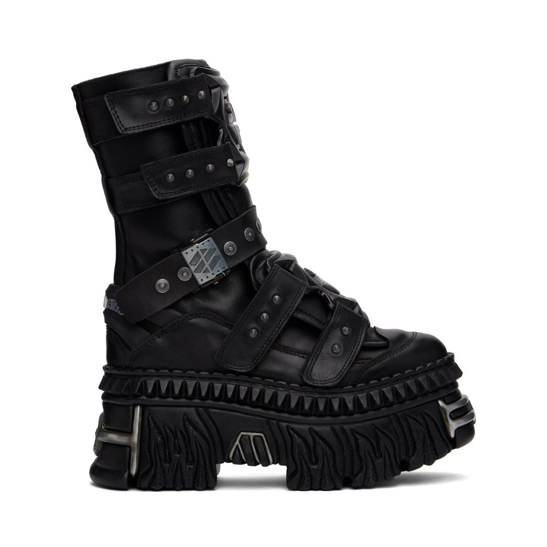 VETEMENTS Black New Rock Edition Gamer Boots