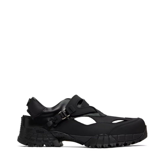 WOOYOUNGMI Black Cutout Sneakers