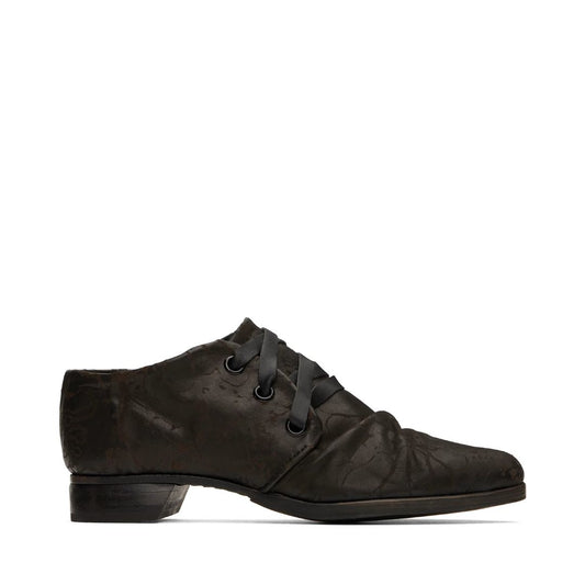 YOHJI YAMAMOTO Black Laser Print Derbys